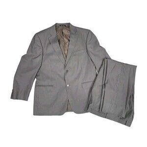Karako Super 140 Wool Brown Mens 2 Piece Dress Suit Styled In Italy Size 42R